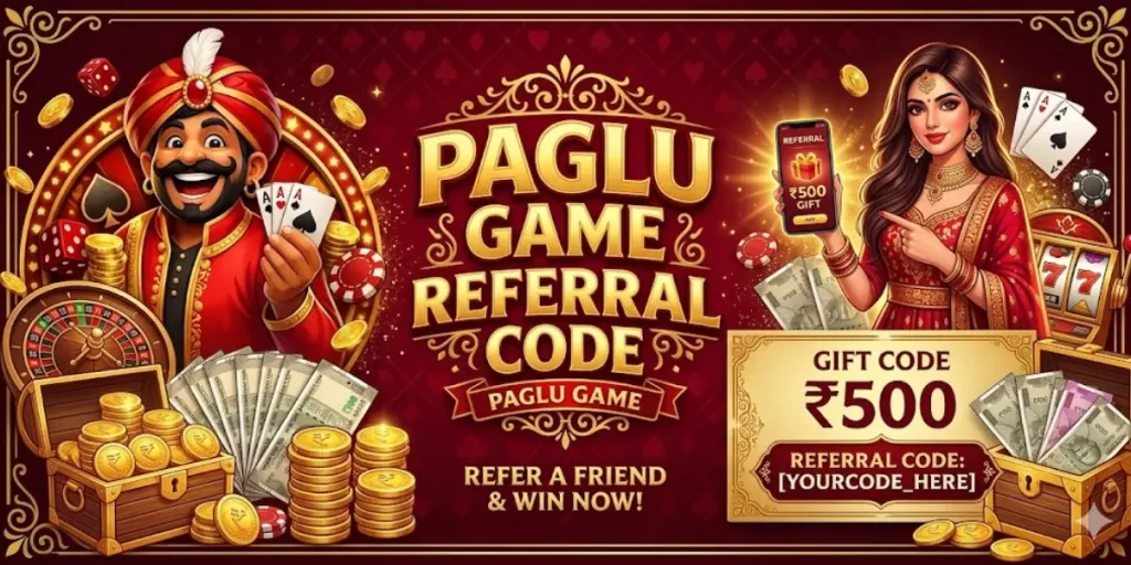 Paglu Game Referral Code