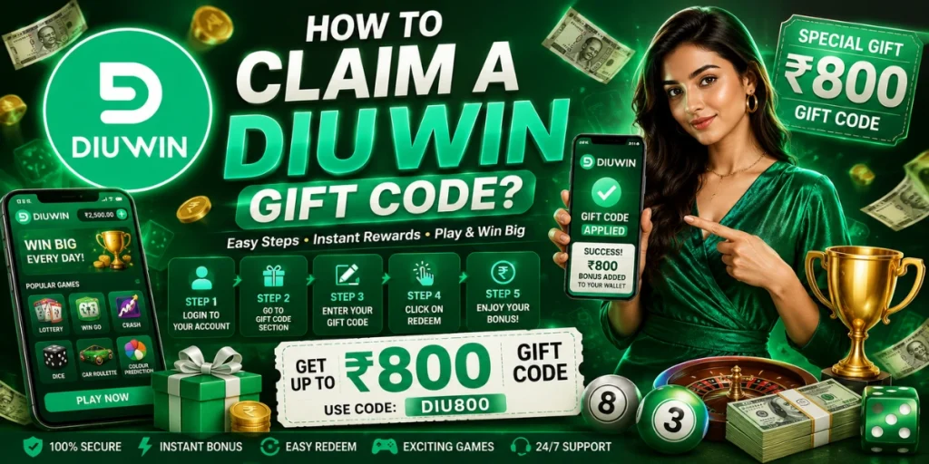 How to claim a diuwin gift code