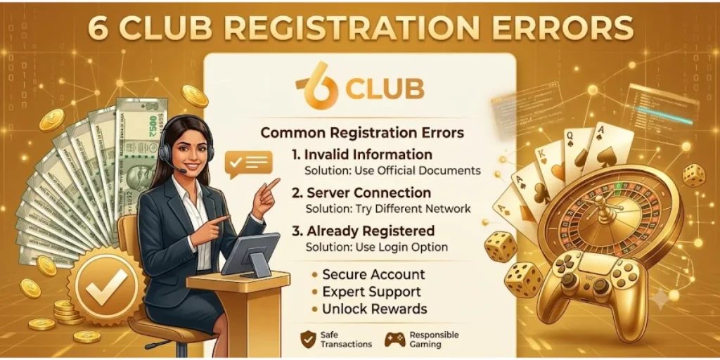 6 Club Registration Errors